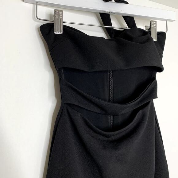 Nookie Frankie Bodycon Midi Dress Black Womens XS - Picture 6 of 14